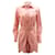 Halston Heritage Hemdblusenkleid mit Gürtel aus rosafarbener Baumwolle Pink  ref.479544