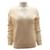 Maje Lace Neckline Sweater in White Acrylic Polyamide Nylon  ref.479597