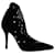 Bottines Giuseppe Zanotti Gruber Stretch Ornées en Velours Noir  ref.479611