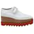 Stella Mc Cartney Zapatos brogue con plataforma Scarpa Dana de Stella McCartney en piel sintética blanca Blanco Sintético Polipiel  ref.479681