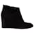 Tod's Wedge Ankle Boots in Dark Brown Suede  ref.479683