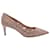 Zapatos de tacón puntiagudos de encaje Valentino en cuero nude Carne  ref.479713