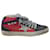 Golden Goose Mid Star Sneakers in Red Canvas Leather  ref.479714