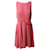 Vestido recto sin mangas con rosetón de Paule Ka en seda rosa  ref.479725