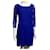 Diane Von Furstenberg DvF Zarita robe en dentelle bleu cobalt  ref.480053