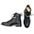 Jimmy Choo Cruz combat ankle boots in black leather with crystal ankle brooches  ref.480069