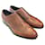 PRADA scarpe oxford da uomo tipo wingtip in pelle Caramello  ref.480181