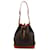 Louis Vuitton Brown Monogram Noe Leather Cloth  ref.480206