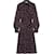 Diane Von Furstenberg Robes Soie Polyester Viscose Lycra Noir Rose  ref.480431