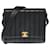 Timeless Schöne und sehr seltene Chanel Mini Classic Flap Tasche aus schwarzem gestepptem Leder mit Chevron-Nähten, garniture en métal doré  ref.480615