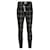 Alexander Wang Un pantalon, leggings Polyester Laine Viscose Elasthane Noir Blanc  ref.480661