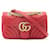 Gucci GG Marmont mini Red Leather  ref.481038