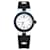 Bulgari Aluminium Watch Black Silvery Rubber Metal  ref.481510