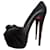 Christian Louboutin Lady Gres Pumps 20 ans 38 Black Leather  ref.482183