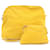 Hermès HERMES Bolide Pouch cotton 2 sets Yellow Auth ar6254  ref.482286