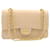 CHANEL Classic Matelasse 25 Chain Flap Shoulder Bag Lamb Skin Beige Auth knn063 Golden Leather  ref.482527