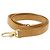 LOUIS VUITTON Schulterriemen Leder Beige LV Auth hk278