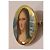 Autre Marque Spilla Mona Lisa in smalto blu e oro 18ct - vista 7