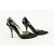Vicini Size 39 Décolleté in vernice nera x raso 2V1209 - vista 6