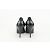 Vicini Size 39 Décolleté in vernice nera x raso 2V1209 - vista 9