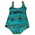 Hermès One piece swimsuit Dark blue Polyamide  ref.483182