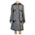 Chanel coat in gray wool Grey  ref.483491