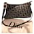 Christian Dior Borse Nero Bianco Panno  ref.483536