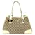 [Used] Gucci tote bag beige white sherry Leather  ref.483719