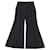 Chloé Chloe Cropped Calça Flare em lã preta Preto  ref.484707