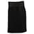 Akris Punto Bleistiftrock mit hoher Taille aus schwarzer Viskose Polyester  ref.484813