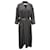 Vince Wrap Dress with Faux Leather Belt in Black Polyester  ref.484820