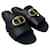 Dior Montaigne sandals Black Leather  ref.485502