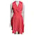 Armani Exchange Neues lachsrosa Kleid Koralle Polyester  ref.485516