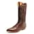 Buffalo Spagna Stivali in pelle stile catalano della linea Cowboy Western Marrone  ref.485726