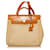 Hermès Mochila de lona Hermes Brown Herbag Castaño Beige Marrón claro Cuero Lienzo Becerro Paño  ref.485872