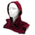 Hermès NEW REMOVABLE HERMES COLLAR WITH HOOD IN BORDEAUX CASHMERE NEW REMOVABLE COLLAR Dark red  ref.486502