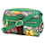 [Usado] Bolsa de ombro Gucci Offidia GG FLORA Pochette bolsa transversal diagonal GG Supreme multicolorida Multicor Bege Verde Couro  ref.486588