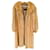Autre Marque Coats, Outerwear Beige Fur  ref.486965