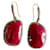 Autre Marque Earrings Red Golden Yellow gold Diamond  ref.486969