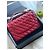 Timeless Borsa jumbo Chanel Rosso - vista 3