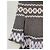 Chanel Fair-Isle-Pulloverkleid Grau - Ansicht 10