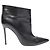 Botines con Cremallera Gianvito Rossi en Cuero Negro