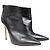 Botines con Cremallera Gianvito Rossi en Cuero Negro - vista 3