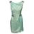 Matthew Williamson Verziertes kurzes Kleid aus grüner Seide  ref.487255