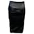 Dolce & Gabbana Gonna tubino arricciata in acetato nero Fibra di cellulosa  ref.487260