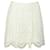 Alice + Olivia Tamra Top et jupe à œillets en coton blanc  ref.487290