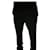 Christian Dior Pantalones de traje Negro Algodón  ref.487321
