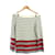 [Gebraucht] [CHANEL] [Coco Mark] [CC Mark] [Made in Italy] Chanel "Cashmere Border Pattern Long Sleeve Knit size38" Mehrfarben Kaschmir  ref.487706