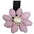 Broche Moschino de vidrio rosa