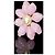 Broche Moschino de vidrio rosa - vista 3